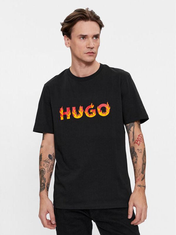 Hugo Hugo T-shirt Danda 50504542 Crna Regular Fit