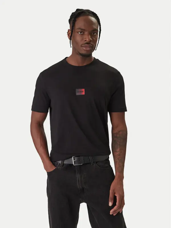 HUGO HUGO T-shirt Danotie 50553124 Crna Regular Fit