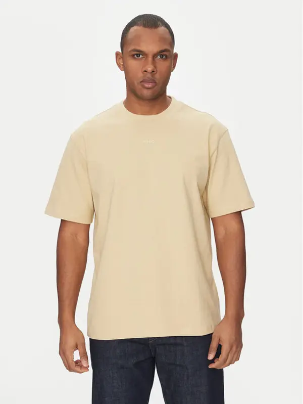 HUGO HUGO T-shirt Dapolino 50488330 Bež Relaxed Fit