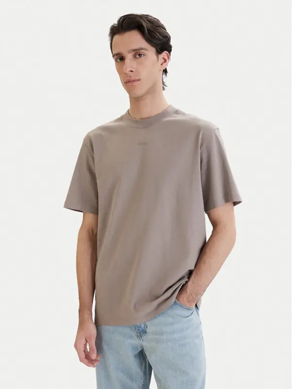 HUGO HUGO T-shirt Dapolino 50488330 Bež Relaxed Fit