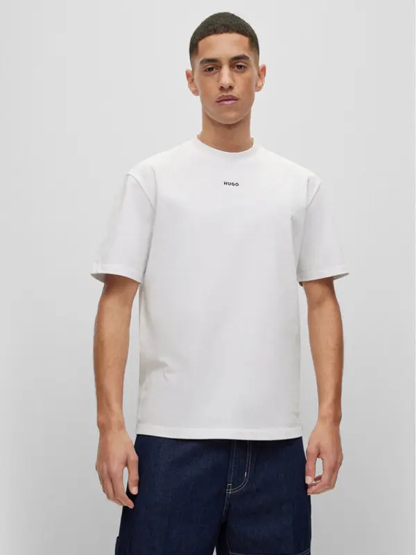 HUGO Hugo T-shirt Dapolino 50488330 Bijela Relaxed Fit
