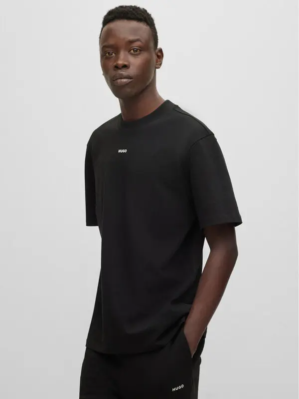 HUGO Hugo T-shirt Dapolino 50488330 Crna Relaxed Fit