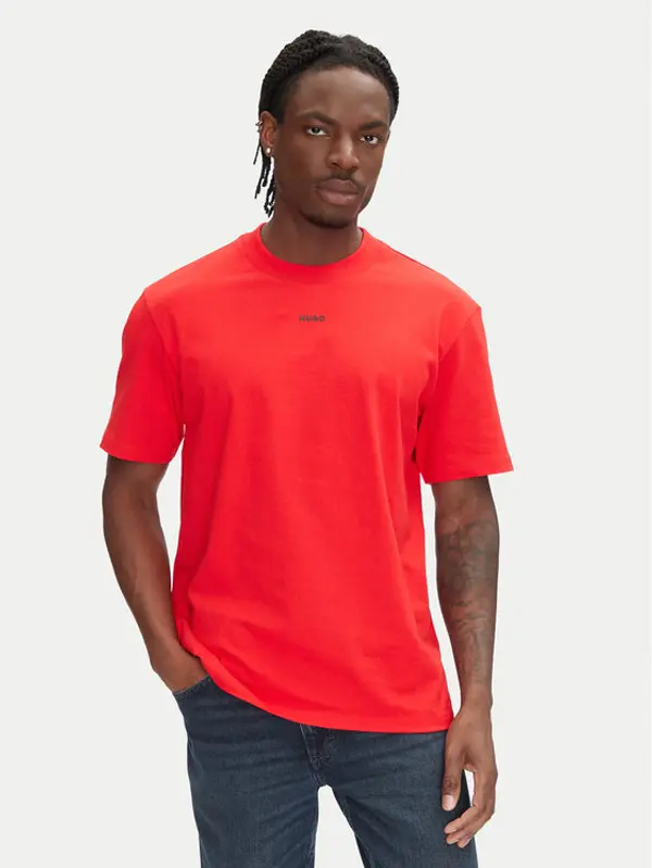 HUGO HUGO T-shirt Dapolino 50488330 Crvena Relaxed Fit