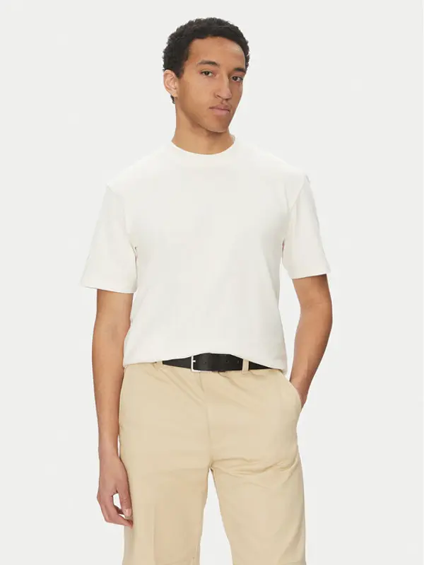 HUGO HUGO T-shirt Dapolino 50488330 Écru Relaxed Fit