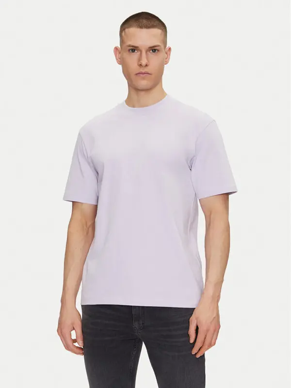 HUGO HUGO T-shirt Dapolino 50488330 Ljubičasta Relaxed Fit