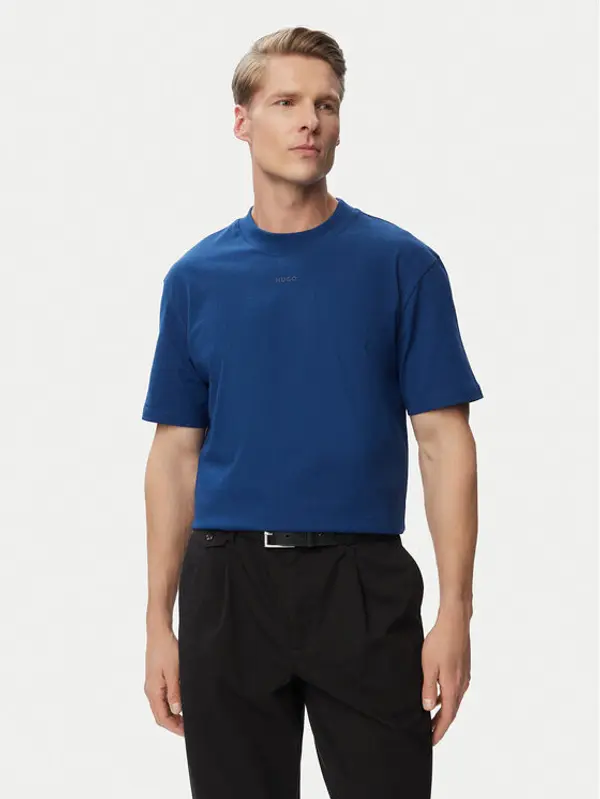 HUGO HUGO T-shirt Dapolino 50488330 Plava Regular Fit