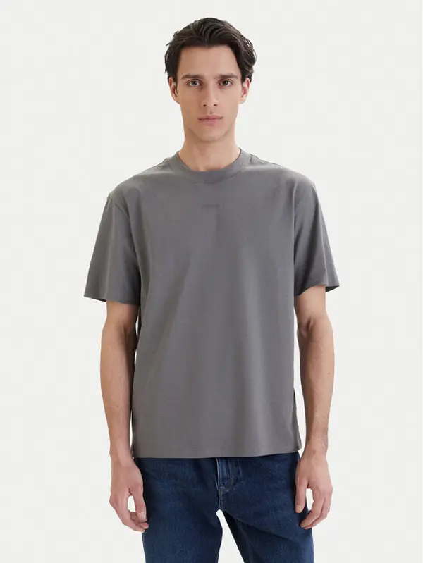HUGO HUGO T-shirt Dapolino 50488330 Siva Relaxed Fit