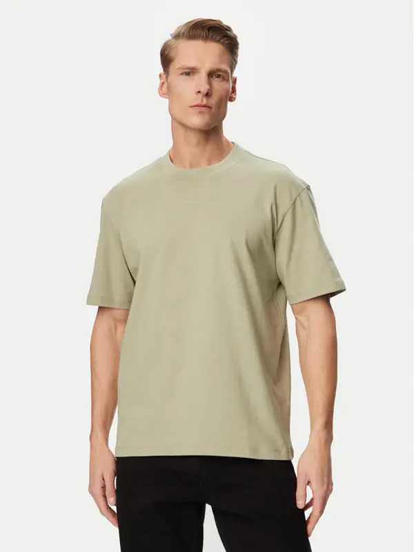 HUGO HUGO T-shirt Dapolino 50488330 Svijetlo zelena Regular Fit