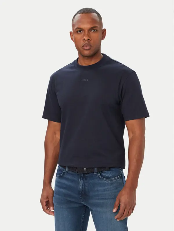 HUGO HUGO T-shirt Dapolino 50488330 Tamnoplava Regular Fit