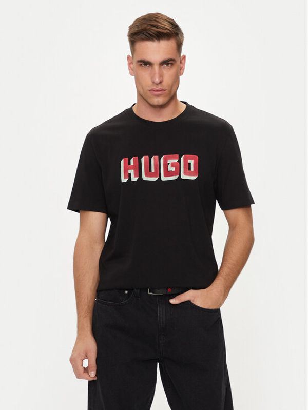 Hugo Hugo T-shirt Daqerio 50516624 Crna Regular Fit