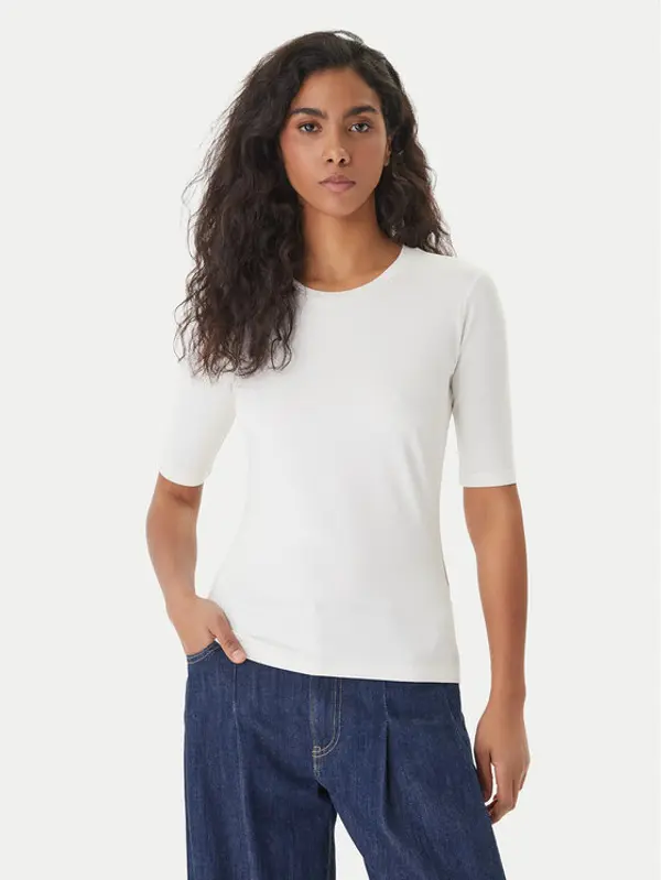 HUGO HUGO T-shirt Darnelia 50515019 Écru Slim Fit