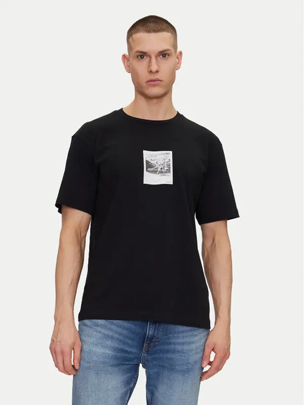 HUGO HUGO T-shirt Darthy 50537535 Crna Relaxed Fit