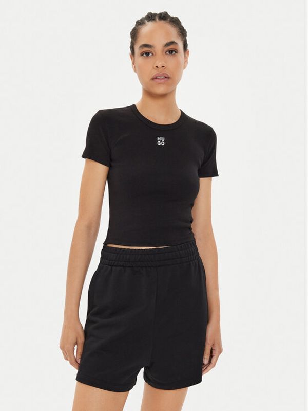 Hugo Hugo T-shirt Delanor 50512000 Crna Slim Fit