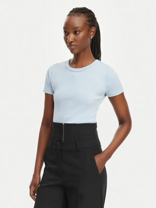 HUGO HUGO T-shirt Delanor 50512000 Plava Slim Fit