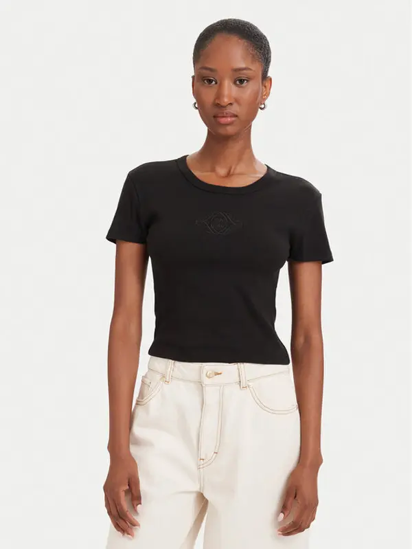 HUGO HUGO T-shirt Delanor 50570857 Crna Slim Fit
