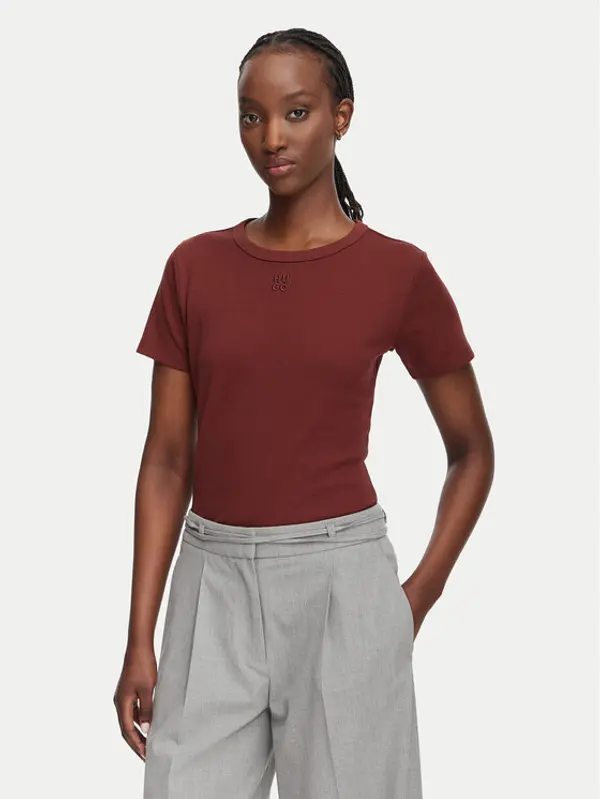 HUGO HUGO T-shirt Deloris 50512002 Crna Regular Fit