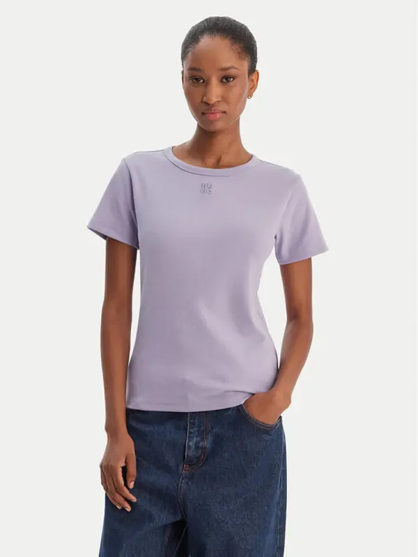HUGO HUGO T-shirt Deloris 50512002 Ljubičasta Regular Fit