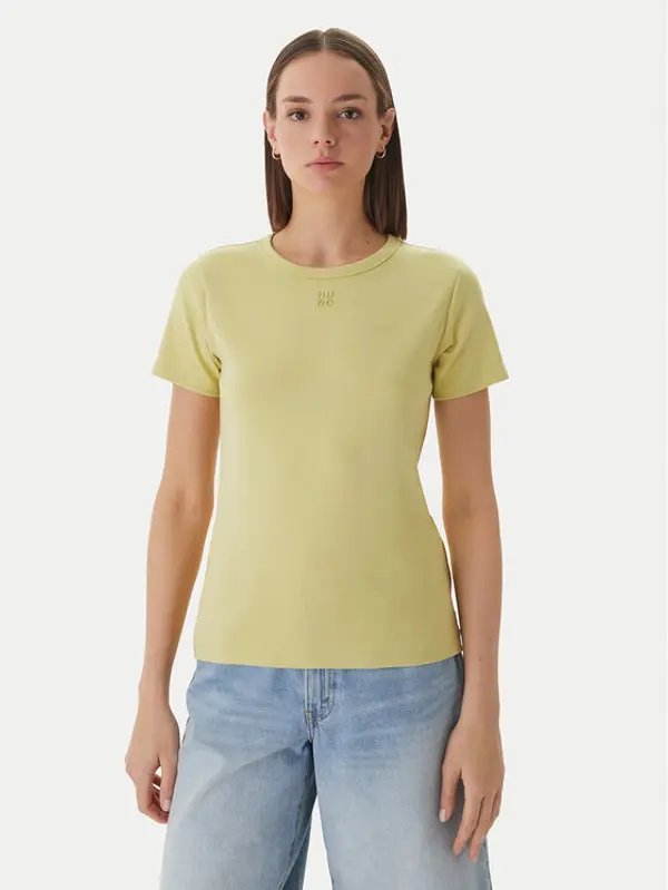 HUGO HUGO T-shirt Deloris 50512002 Svijetlo zelena Regular Fit