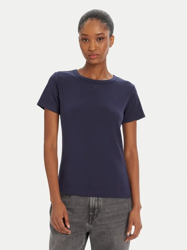 HUGO HUGO T-shirt Deloris 50512002 Tamnoplava Regular Fit
