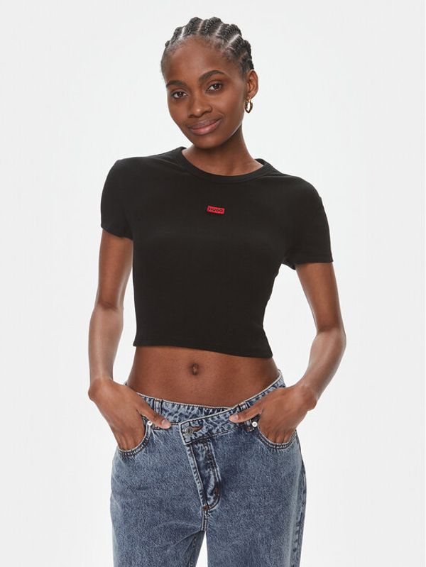 Hugo Hugo T-shirt Deluisa_1 50508636 Crna Slim Fit