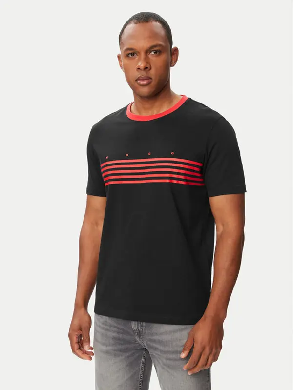 HUGO HUGO T-shirt Dempsy 50563796 Crna Regular Fit