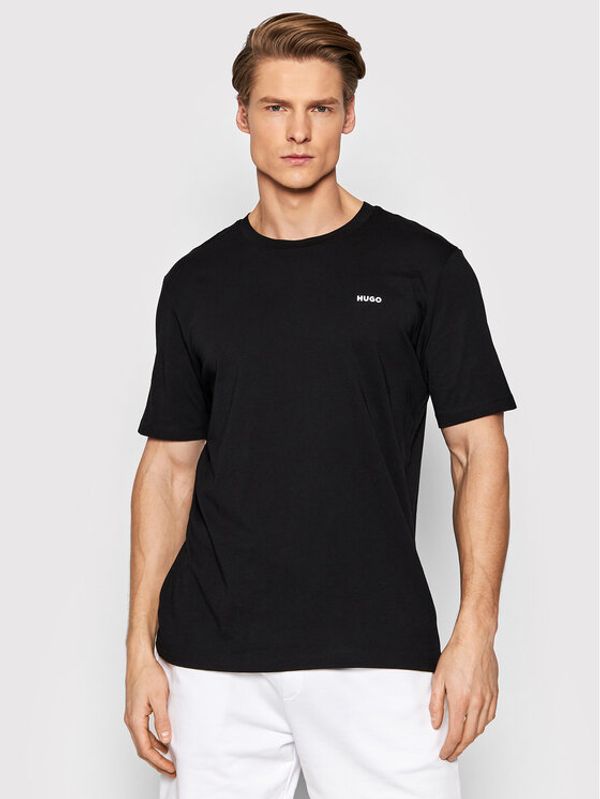 Hugo Hugo T-shirt Dero222 50466158 Crna Regular Fit