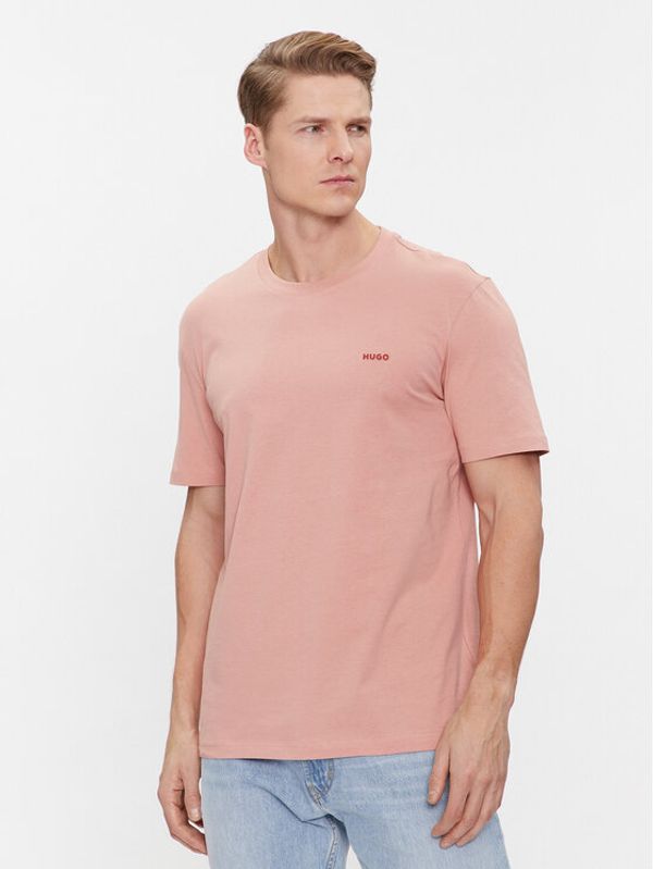 Hugo Hugo T-shirt Dero222 50466158 Ružičasta Regular Fit