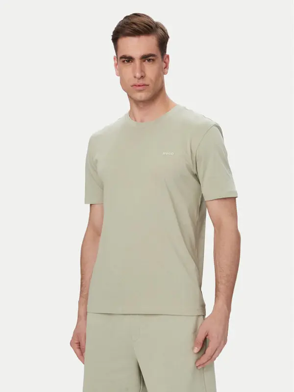 HUGO HUGO T-shirt Dero222 50466158 Svijetlo zelena Regular Fit