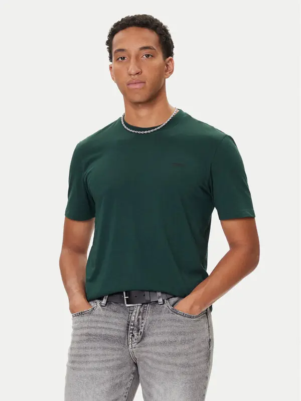 HUGO HUGO T-shirt Dero222 50466158 Zelena Regular Fit