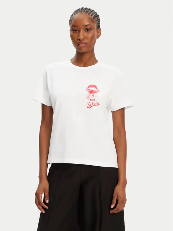 HUGO HUGO T-shirt Destrel_2 50544897 Bijela Relaxed Fit