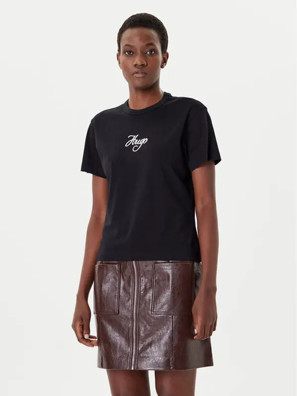 HUGO HUGO T-shirt Destrel_3 50550117 Crna Regular Fit