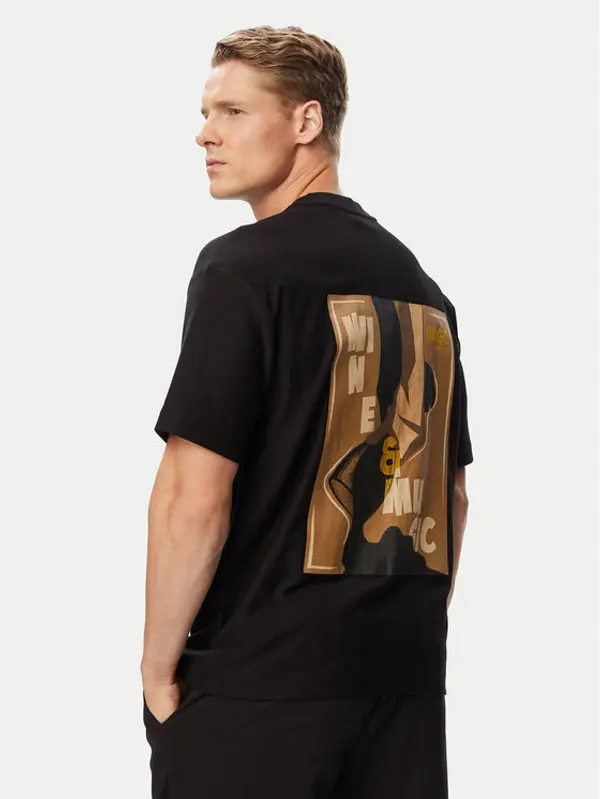 HUGO HUGO T-shirt Detzi 50563795 Crna Relaxed Fit