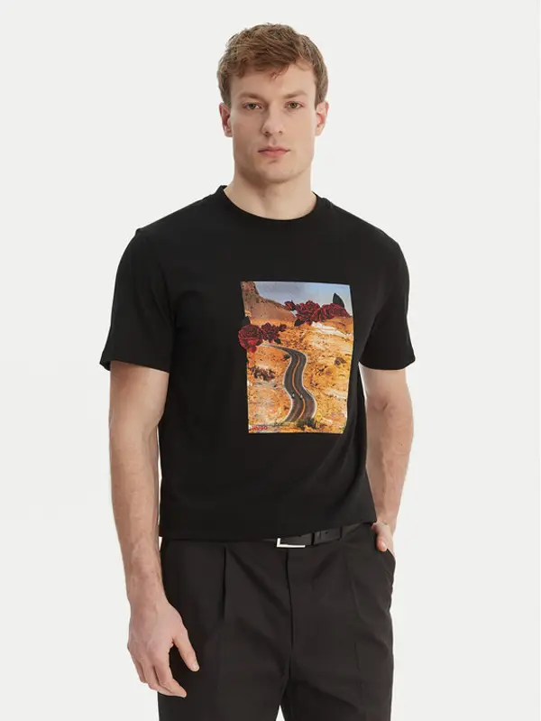 HUGO HUGO T-shirt Dikerd 50564024 Crna Relaxed Fit