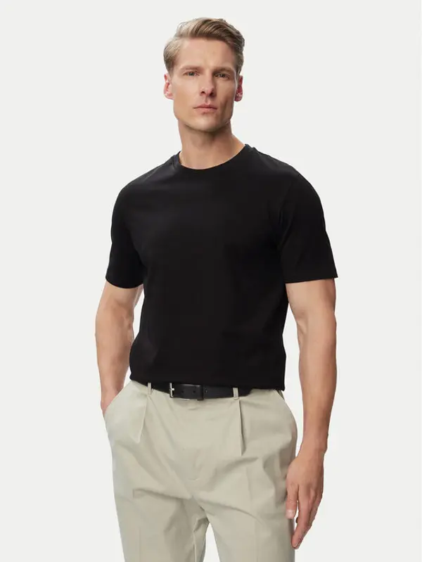 HUGO HUGO T-shirt Dimerstee 50542969 Crna Slim Fit
