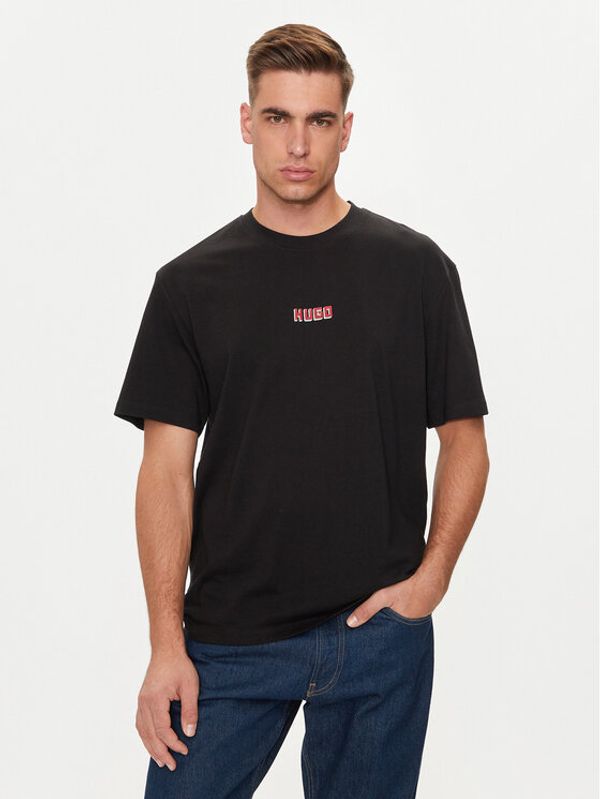 Hugo Hugo T-shirt Diqitee 50519714 Crna Relaxed Fit