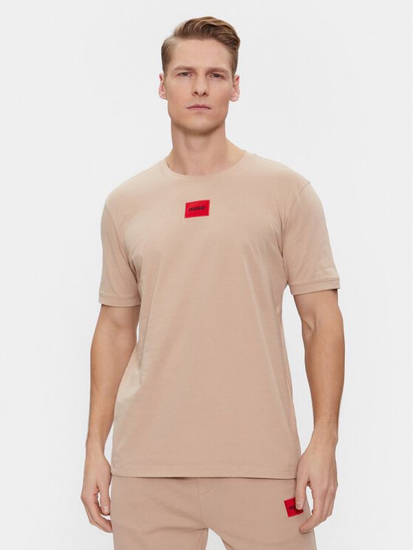 Hugo Hugo T-shirt Diragolino212 50447978 Bež Regular Fit