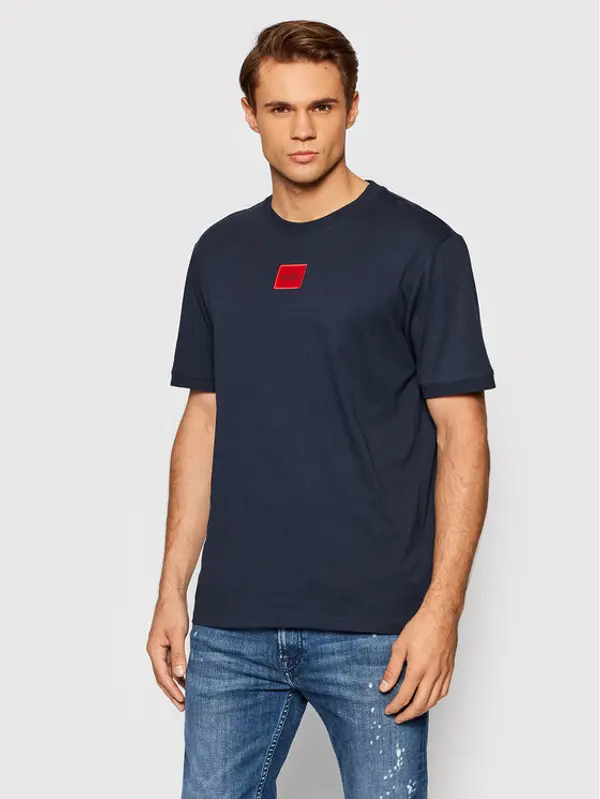 HUGO Hugo T-shirt Diragolino212 50447978 Tamnoplava Regular Fit