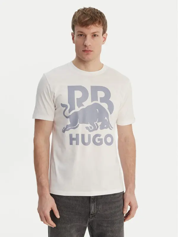 HUGO HUGO T-shirt Dlix_RB 50559696 Bijela Regular Fit