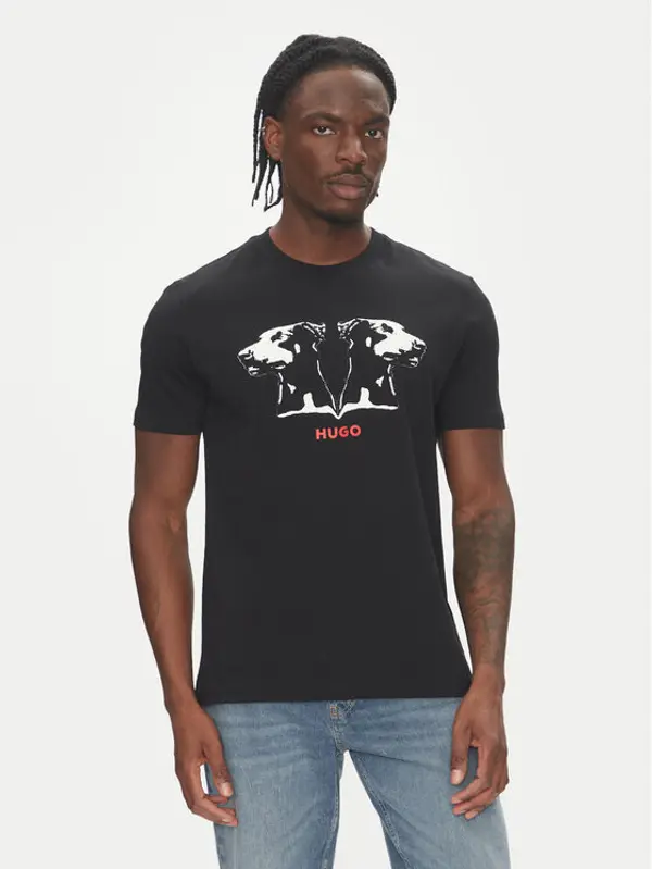 HUGO HUGO T-shirt Dobero 50542734 Crna Regular Fit