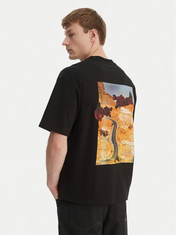 HUGO HUGO T-shirt Domans 50564642 Crna Oversize