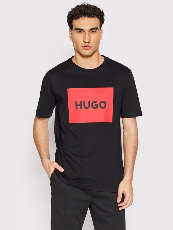 Hugo Hugo T-shirt Dulive222 50467952 Crna Regular Fit