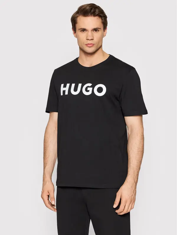 HUGO Hugo T-shirt Dulivio 50467556 Crna Regular Fit