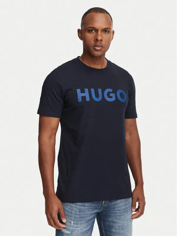 HUGO HUGO T-shirt Dulivio 50467556 Tamnoplava Regular Fit