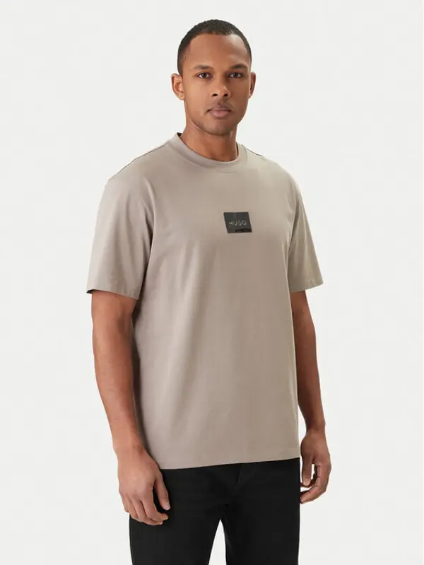 HUGO HUGO T-shirt Dumeon 50557445 Bež Regular Fit