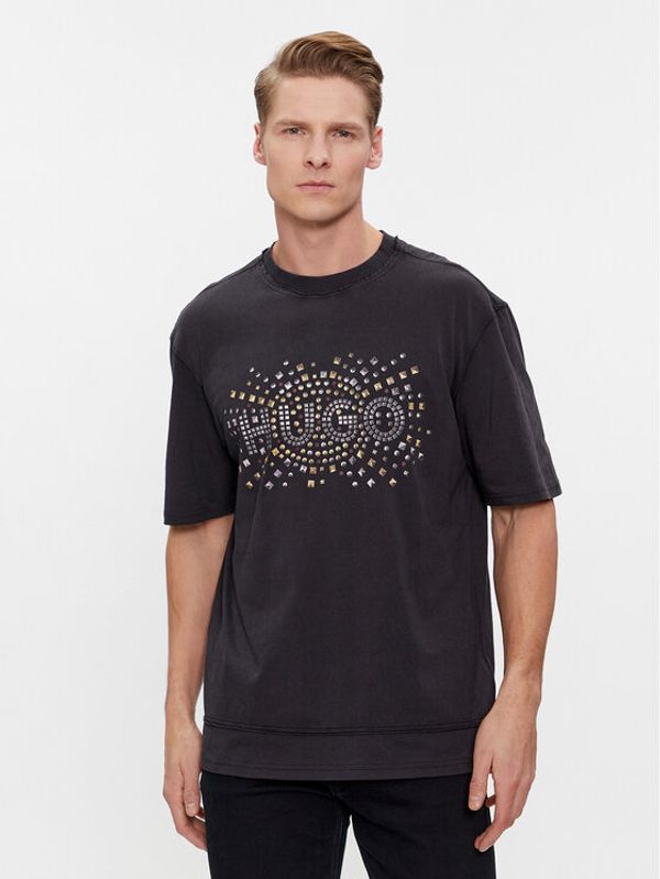 Hugo Hugo T-shirt Dunic 50504534 Crna Relaxed Fit