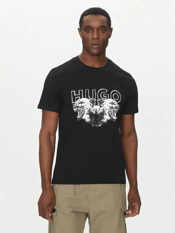 HUGO HUGO T-shirt Durro 50538257 Crna Regular Fit