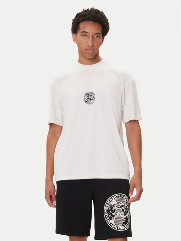 HUGO HUGO T-shirt Dwresto 50542366 Bijela Regular Fit
