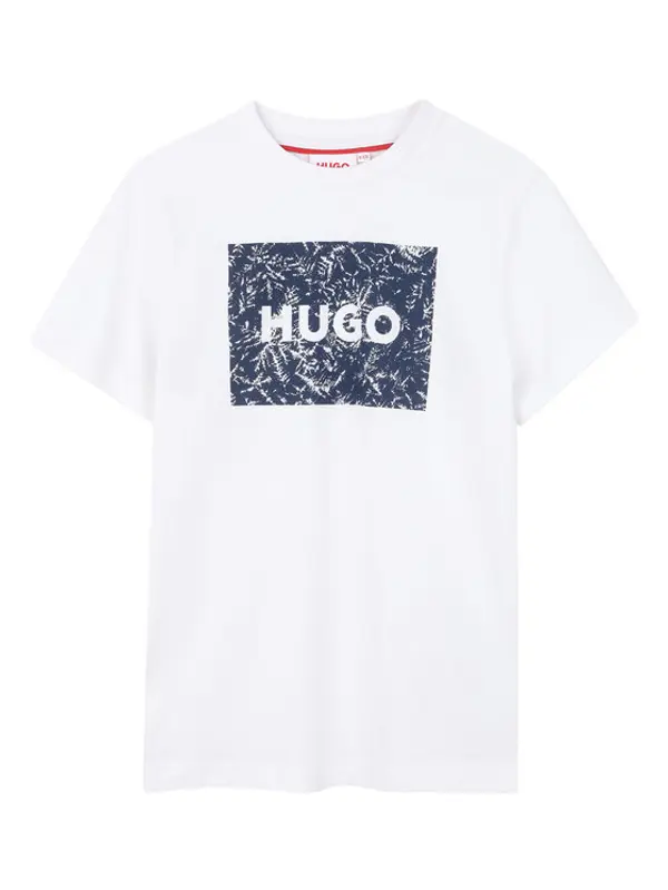 HUGO HUGO T-shirt G01020 D Bijela Regular Fit