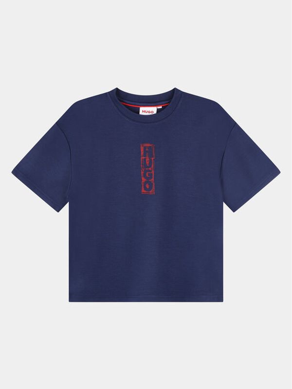 Hugo Hugo T-shirt G25140 D Plava Regular Fit