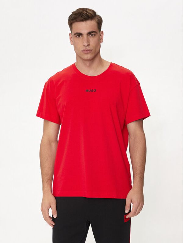 Hugo Hugo T-shirt Linked 50518646 Crvena Relaxed Fit